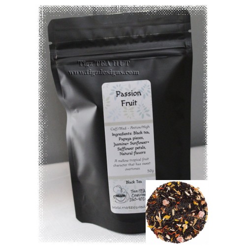 Passion Fruit Black Tea - Creston BC Tea